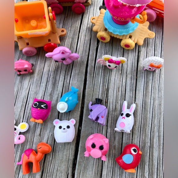 LALALOOPSY Silly Train Extra Carts & Animals Ride For Doll Works Great Pig Sheep - Picture 3 of 16